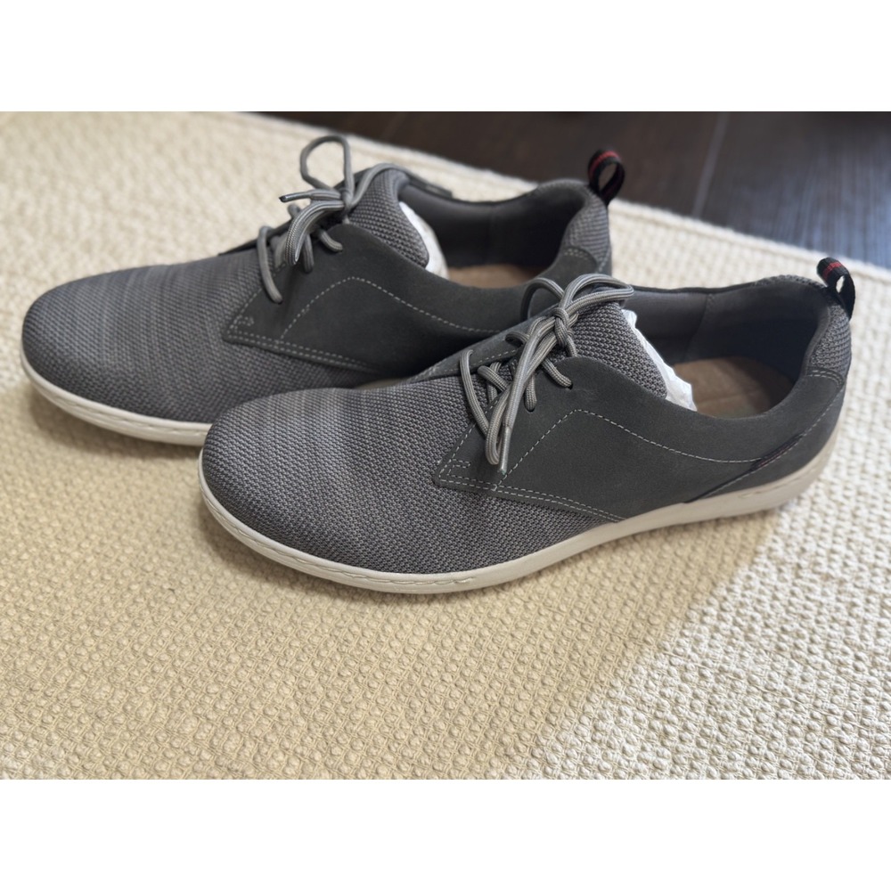 Dunham Fitsmart Mens Grey Dress Sneakers Shoes CH4743 Size 11.5 2E Wide